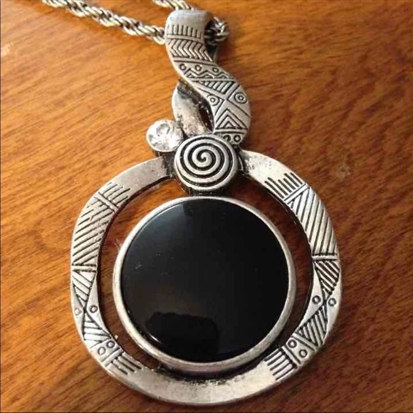 Greek Earring & Necklace Set - Picture 3 of 3